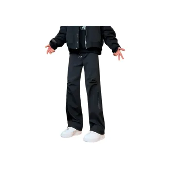ROSECREED Casual Pants Unisex Black