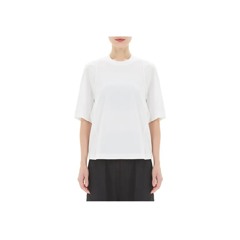 Adidas Y 3 Women's Classic Tailored Tee White/Core White-2
