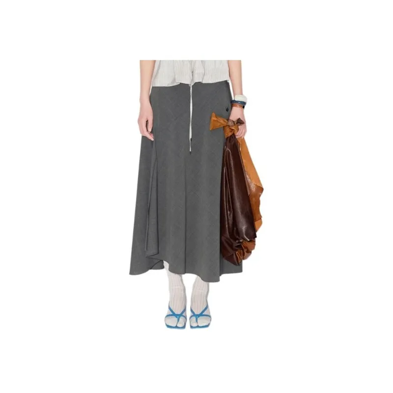 IMMI Casual Long Skirts Women's Dark Gray-0