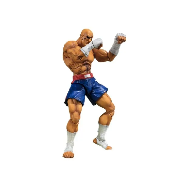 BANDAI Bandai SHF Street Fighter Sagat Vega Scale Figures 17cm-0