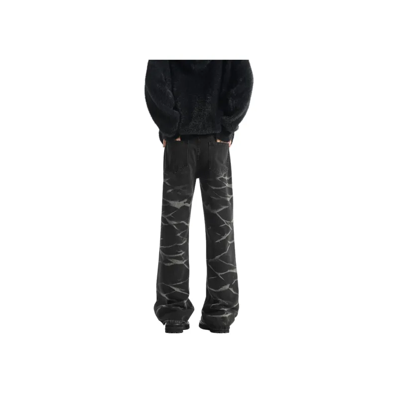 VALKOMM Jeans Unisex Stamped Washed Black-1