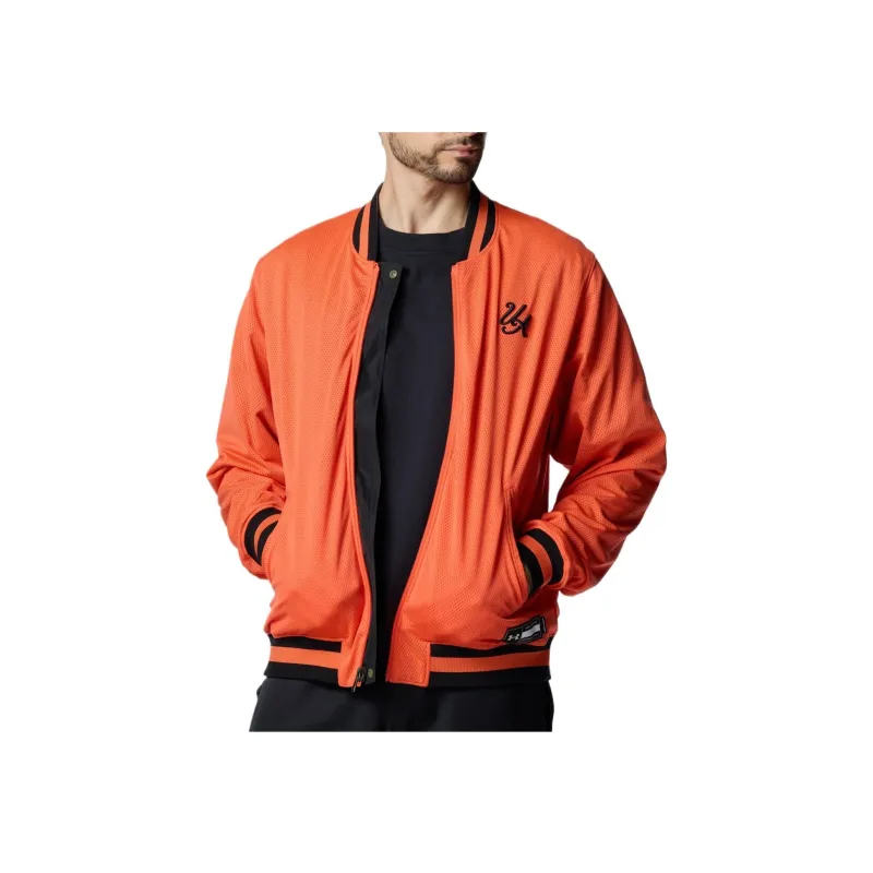 Under Armour Jacket Men's Army Green, Orange-3