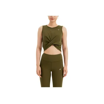 DECATHLON Sport Vests Women's Golden Olive Green