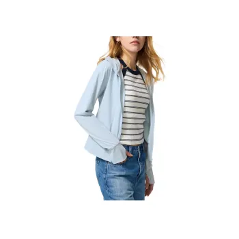 UNIQLO UV Protection Sun Protection Clothing Women's Aqua Blue