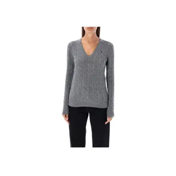 Polo Ralph Lauren Cable Knit V Neck Jumper