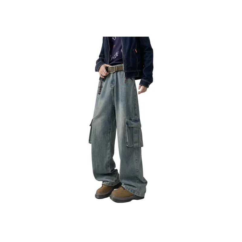 BENATRY Jeans Unisex Vintage Blue-0