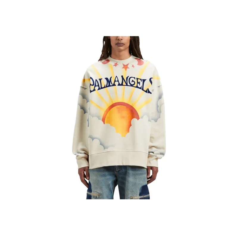 PALM ANGELS Palm Sunrise Crewneck-2