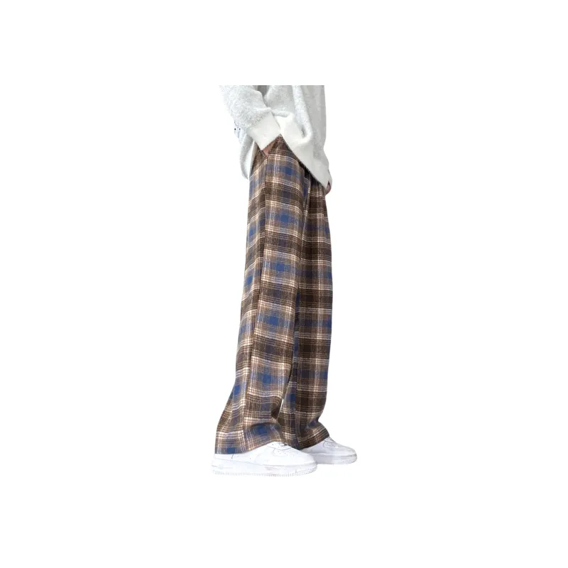 XIXN Casual Pants Unisex Coffee-0