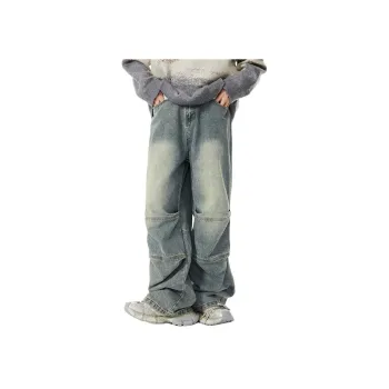 SONGS ALONG Jeans Unisex Cheese Yellow