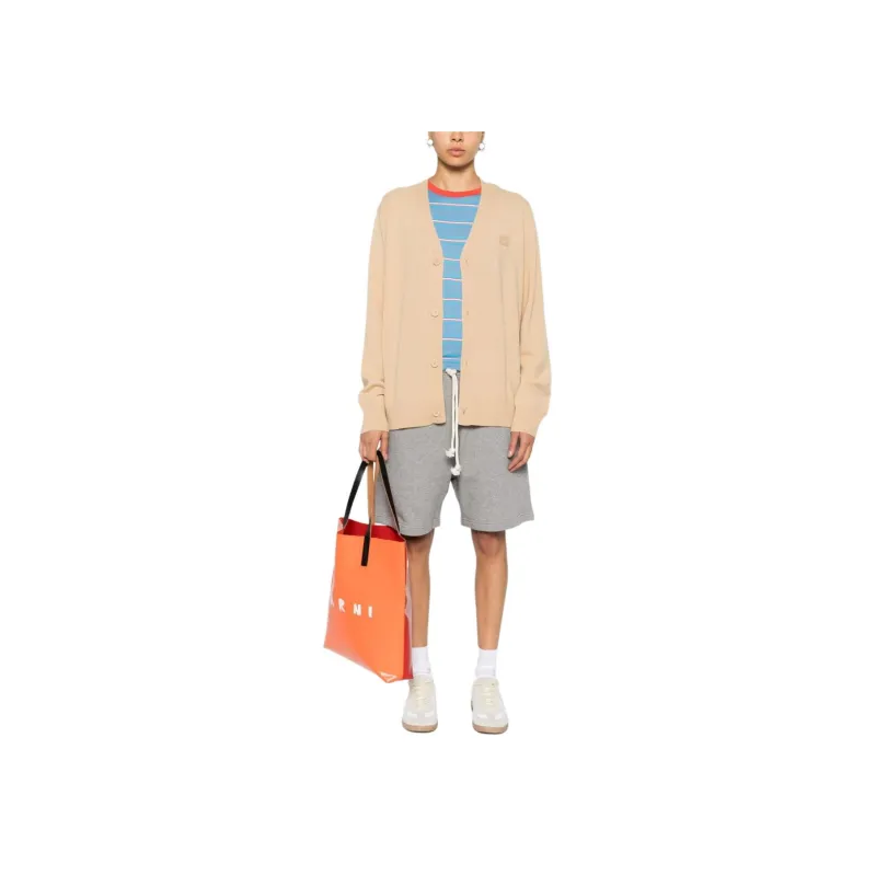 Acne Studios Logo Patch Knitted Cardigan-2