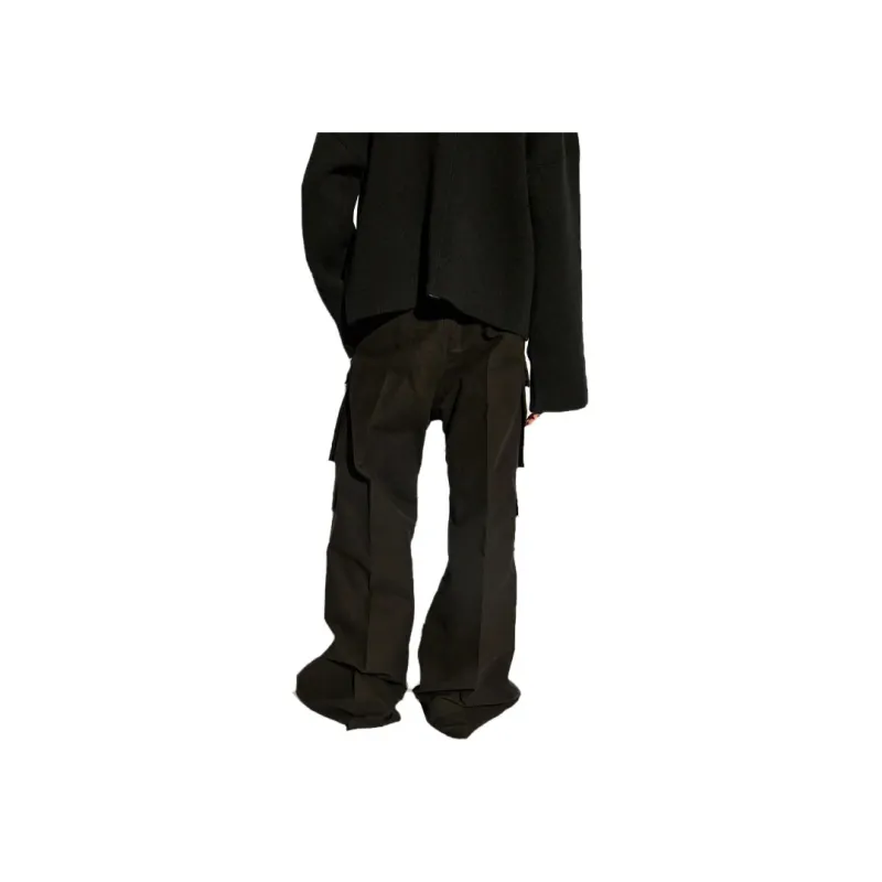 RICK OWENS Wide Leg Drawstring Cargo Pants-2