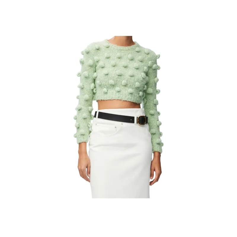 LOEWE Bubble Detailed Cropped Jumper-1