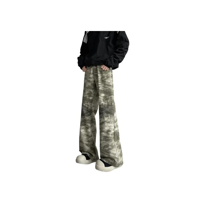 PAINT STAIN Jeans Unisex Camouflage-6