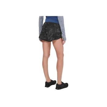 Lululemon Hotty Hot Sports Shorts Women's Black Gray Print