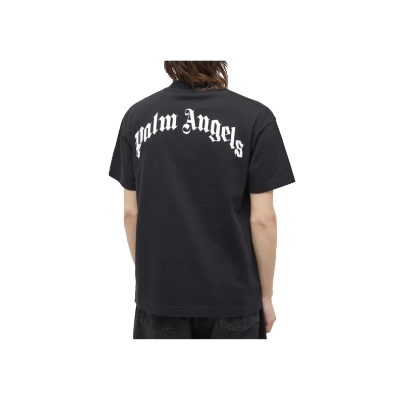 PALM ANGELS Shark Organic cotton T shirt-5