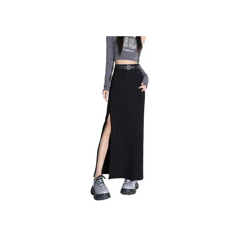 XIANSINIAO Casual Long Skirt Women's-1