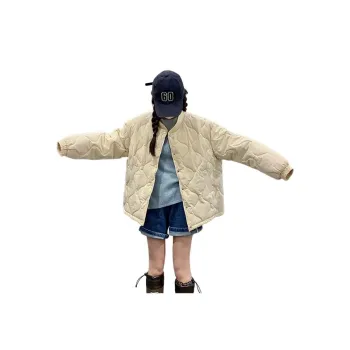 Flowers In Water Puffer Jacket Women's