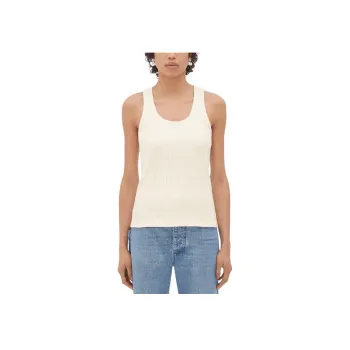 Bottega Veneta Ribbed Sleeveless Tank Top