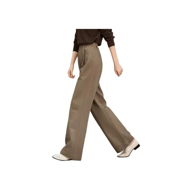 XWI Casual Pants Women's Khaki Green-3