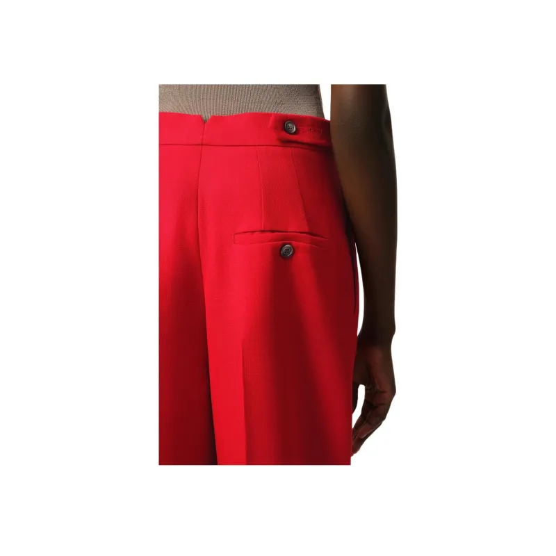 Ami Paris High waist Wide leg Trousers-4