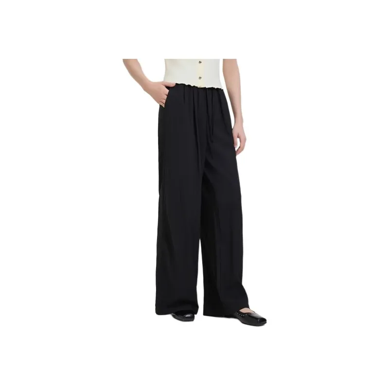 Three Blessings Casual Pants Women's Black-4
