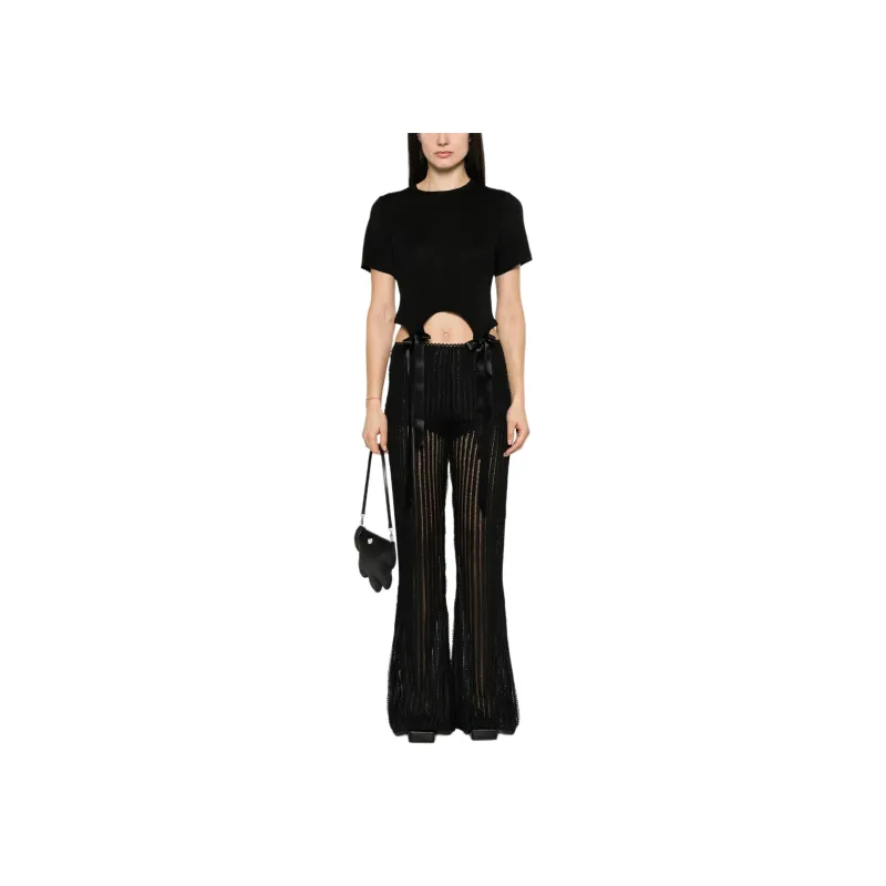 SIMONE ROCHA Bow detail Cotton Dress-2