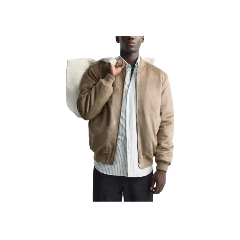 ZARA Jackets Men Tan-2