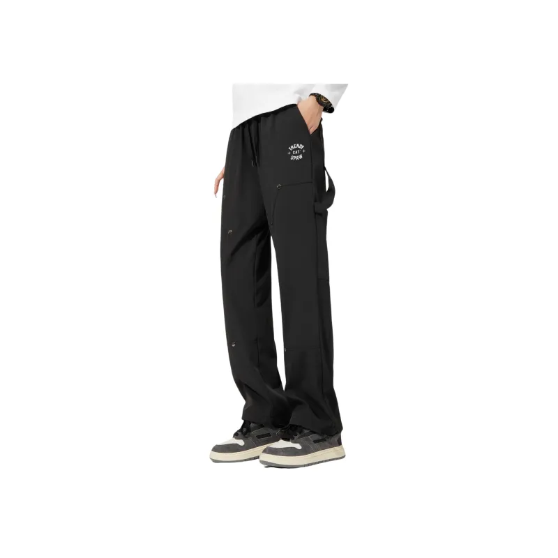 CAT'S PAW Casual Pants Unisex Black-3
