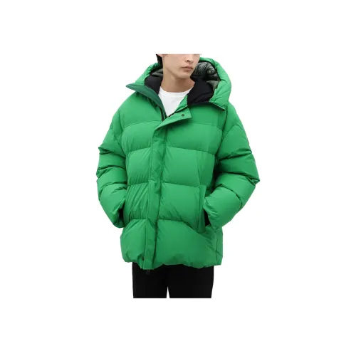 더블렛 그린 남녀공용 다운 재킷