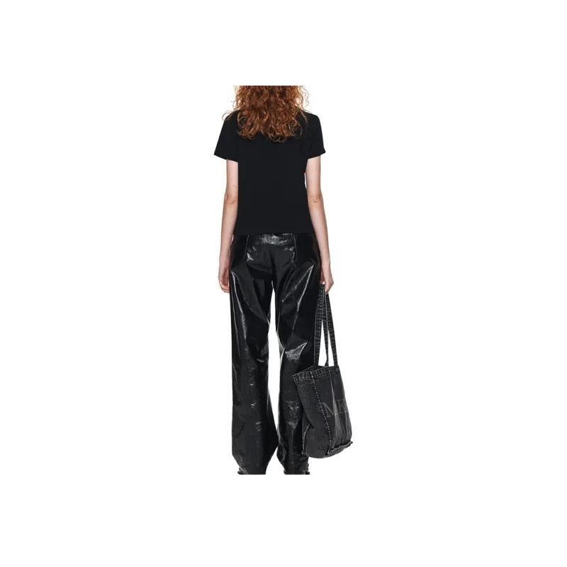 MATIN KIM Regular T Shirt Women's Black-5