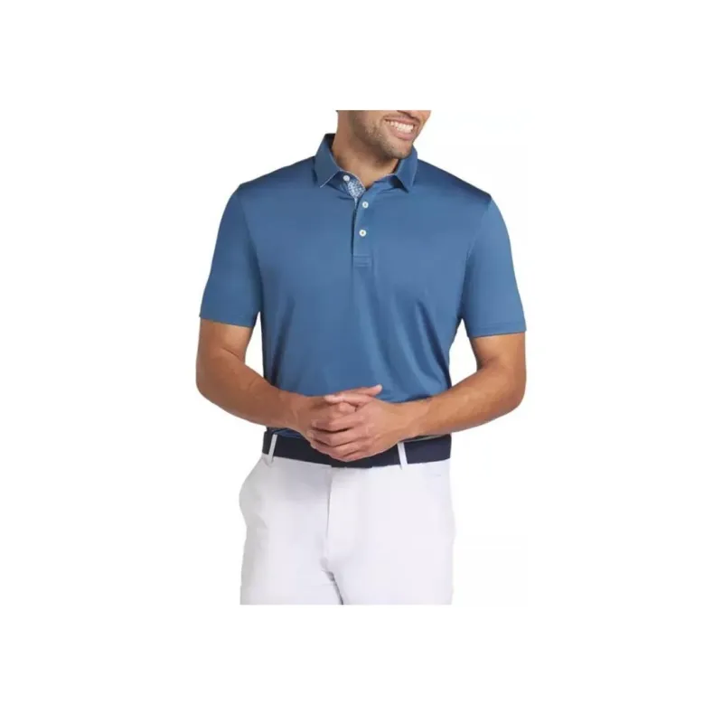 PUMA GolfIsle Polo Shirt Men's Blue Horizon-2
