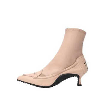 TOD'S Ankle Boots 5.3cm Women's Light Pink