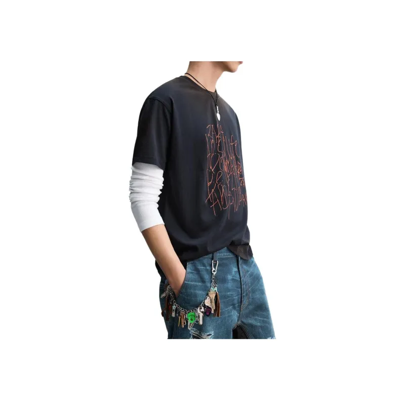 ZARA x ANDERSSON BELL ANDERSSON BELL Collaboration SS25 T Shirt Men's Black-2