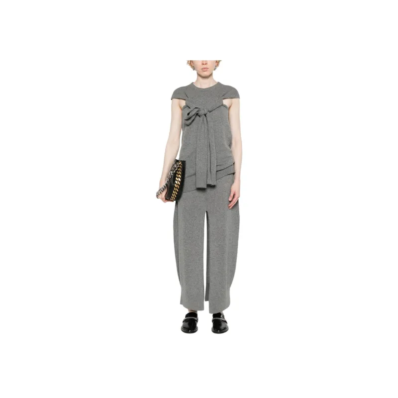 Stella McCartney Self-Tie Fastened Sleeveless Knitted Top-1