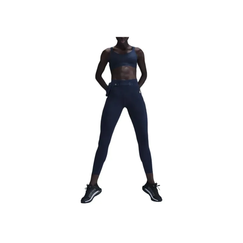 Nike Firm Support High Waisted 7/8 Leggings With Pockets Leggings Women's Marine Blue-1