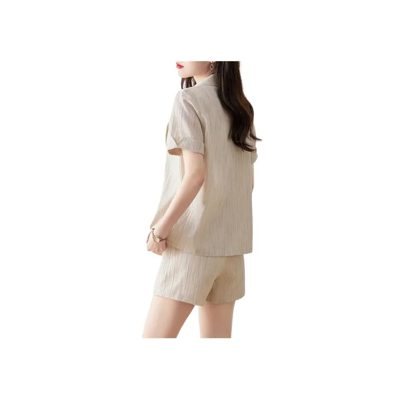 Still Quiet Shirt Matching Set Women's Oat-2