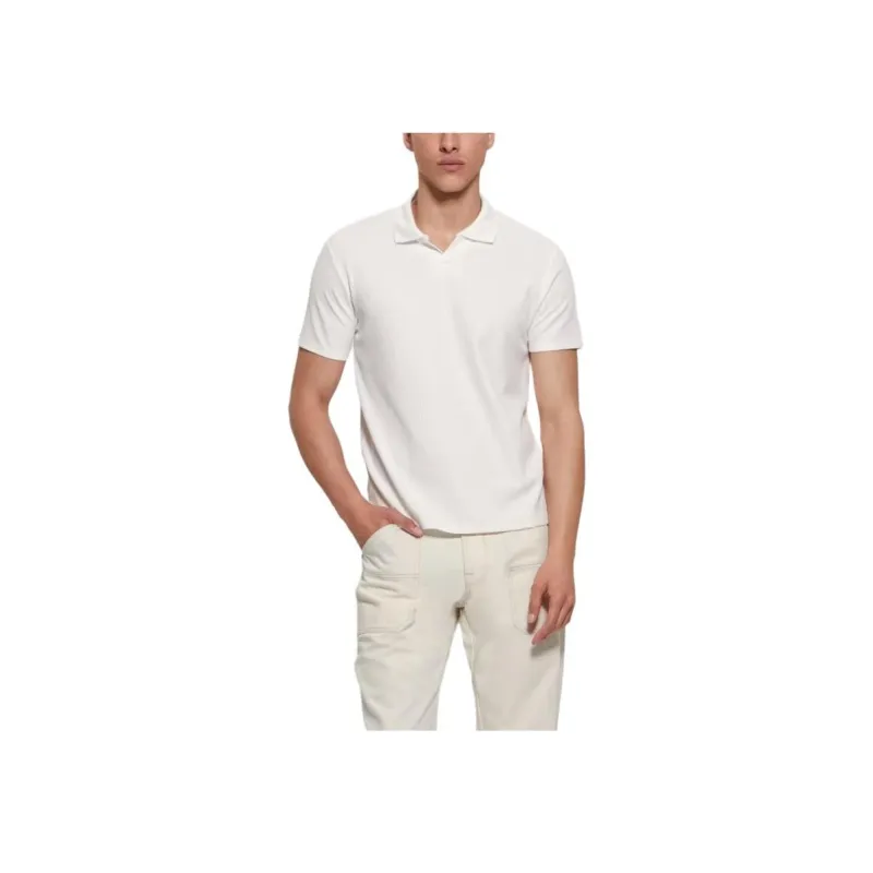 GUESS Polo Shirts Men White-0