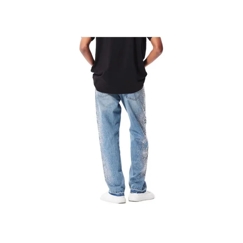 Ed Hardy FW24 Jeans Men's Indigo-3