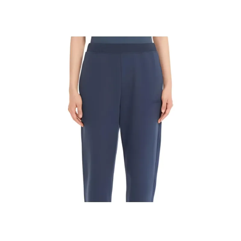 'S MAX MARA Tamaro Collection Cotton Fleece Trousers Casual Pants Women's Dark Blue-4