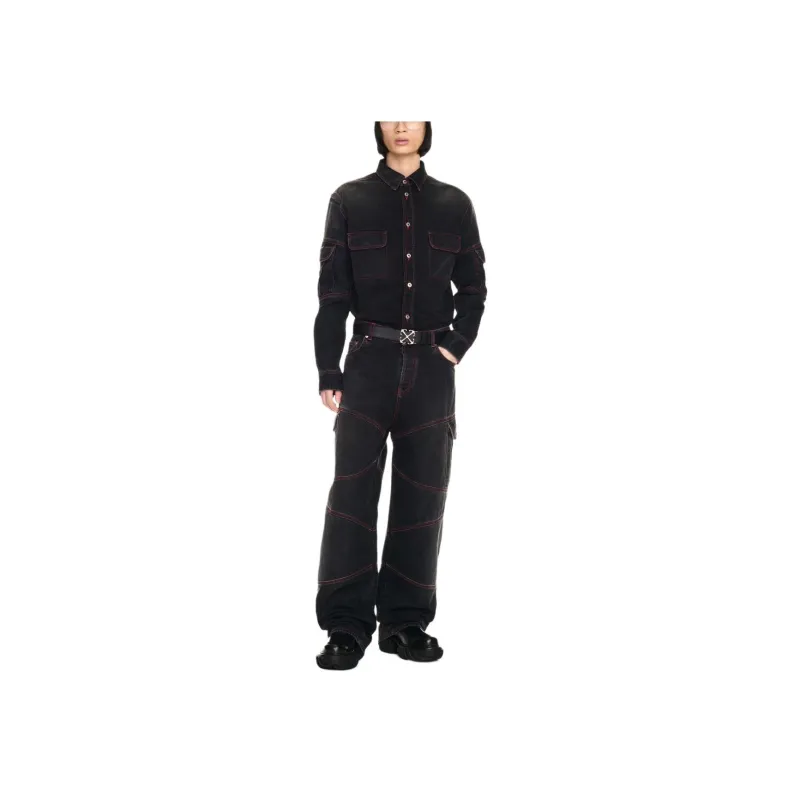 OFF WHITE Script Samurai Shirt-1