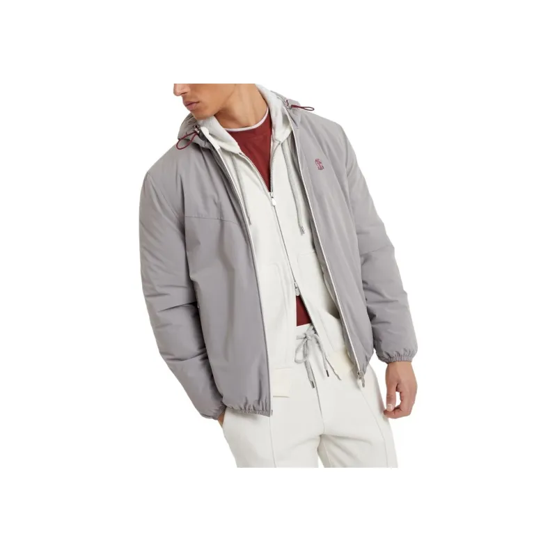Brunello Cucinelli Water Resistant Zipped Hooded Jacket-1