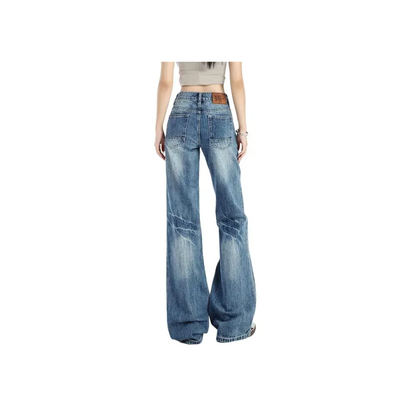 YINLEI Jeans Women's Blue-2
