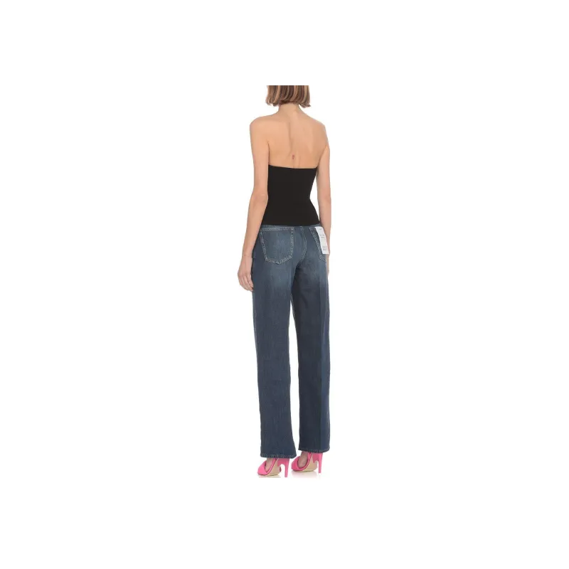 FRAME High Waist Wide Leg Jeans-2