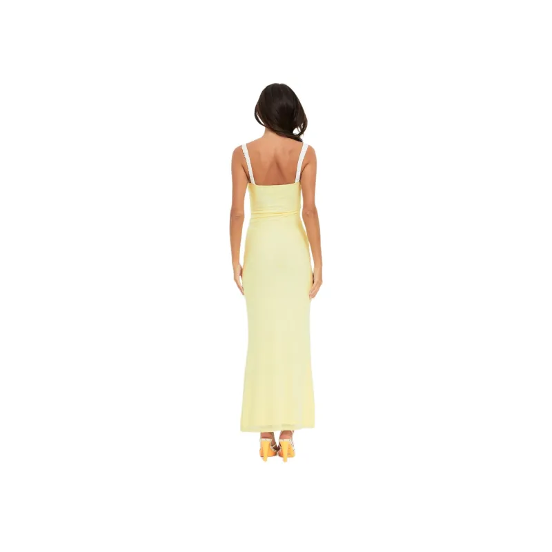 Tiger Mist AMARAN DRESS Slip Dress Women's Yellow-4