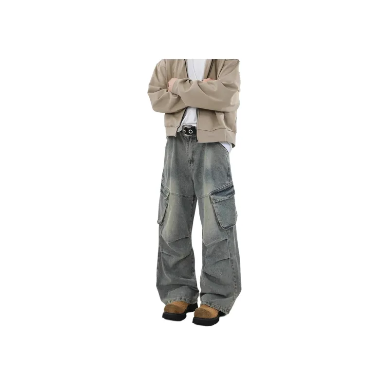 SOCKKEY Jeans Unisex Vintage Blue-0
