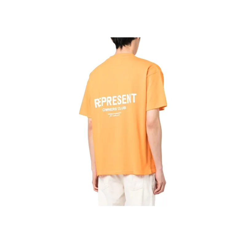 REPRESENT Owners Club T-shirt Neon Orange-1