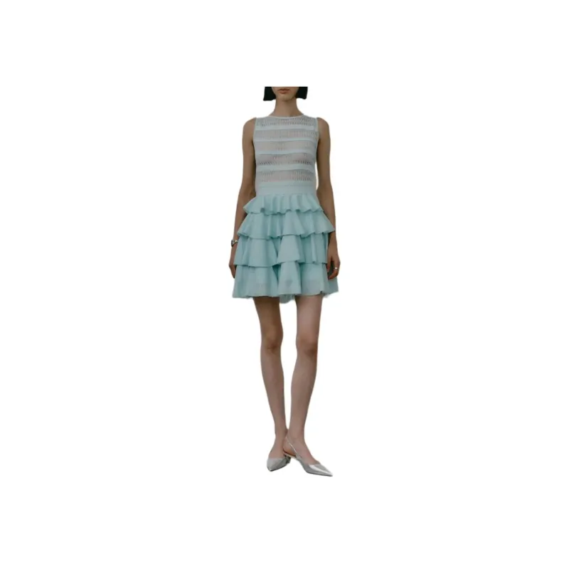 Antonino Valenti Sleeveless Dress Women's Mint Green-0