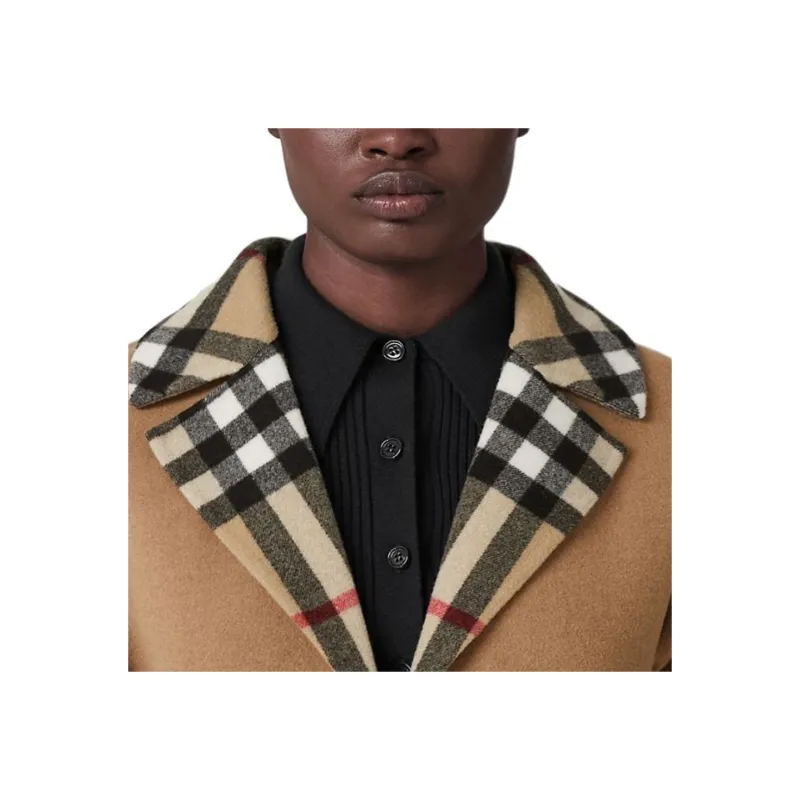 Burberry Reversible Check Wool Coat-3