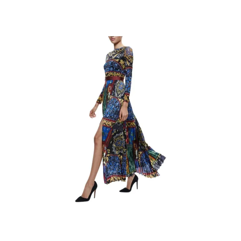 ALICE+OLIVIA Long-Sleeved Dresses Women's Multicolor-2