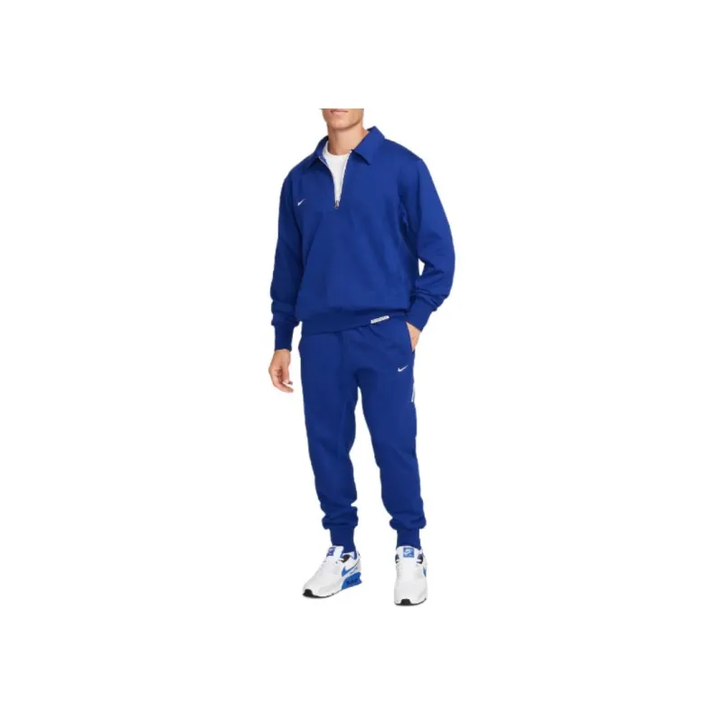 Nike Dri FIT 1/4 Zip Soccer Top Soccer Jersey Men's Blue-2